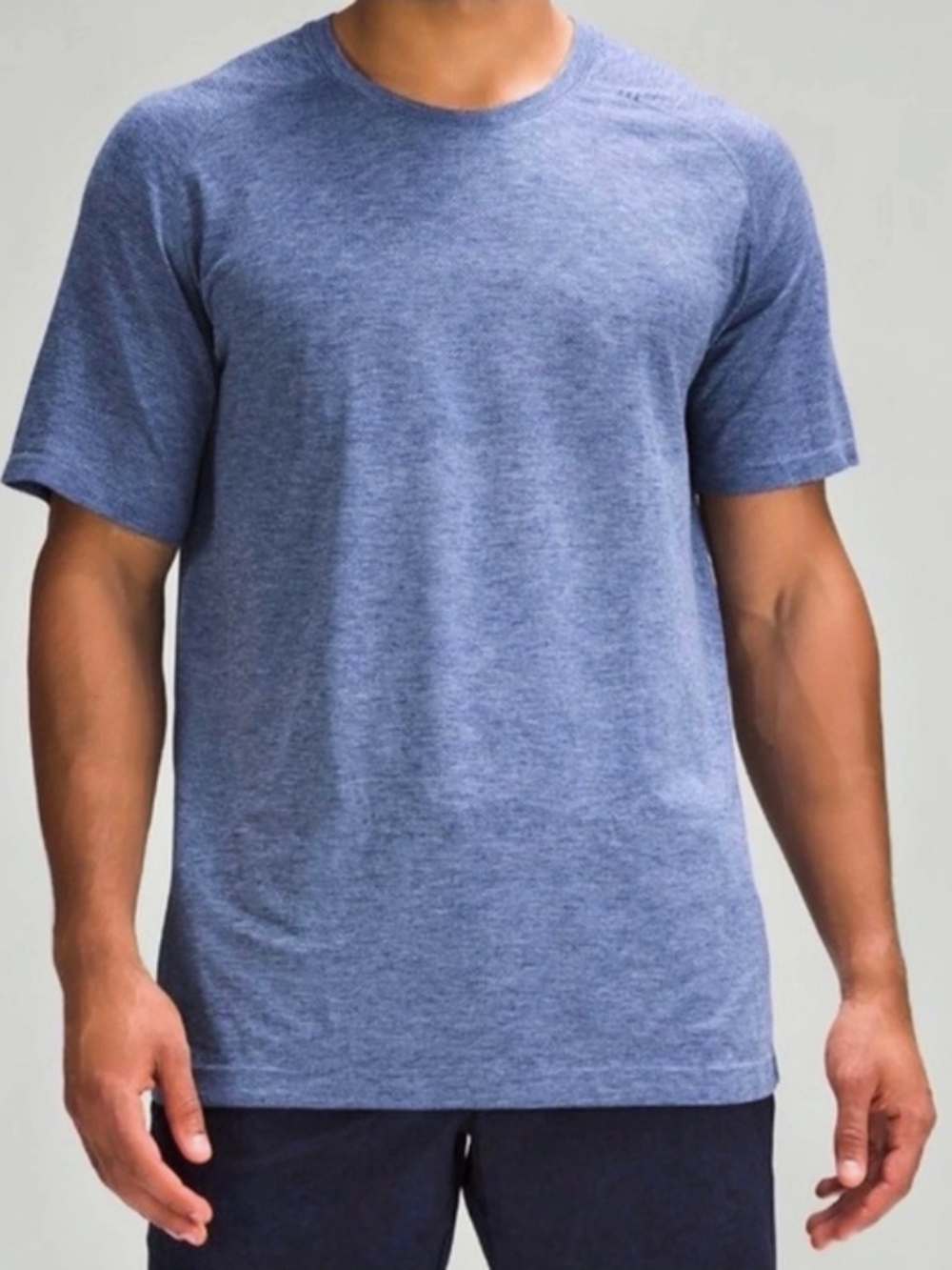 Lululemon Metal Vent Tech Short Sleeve Men's Blue Tee Size XL